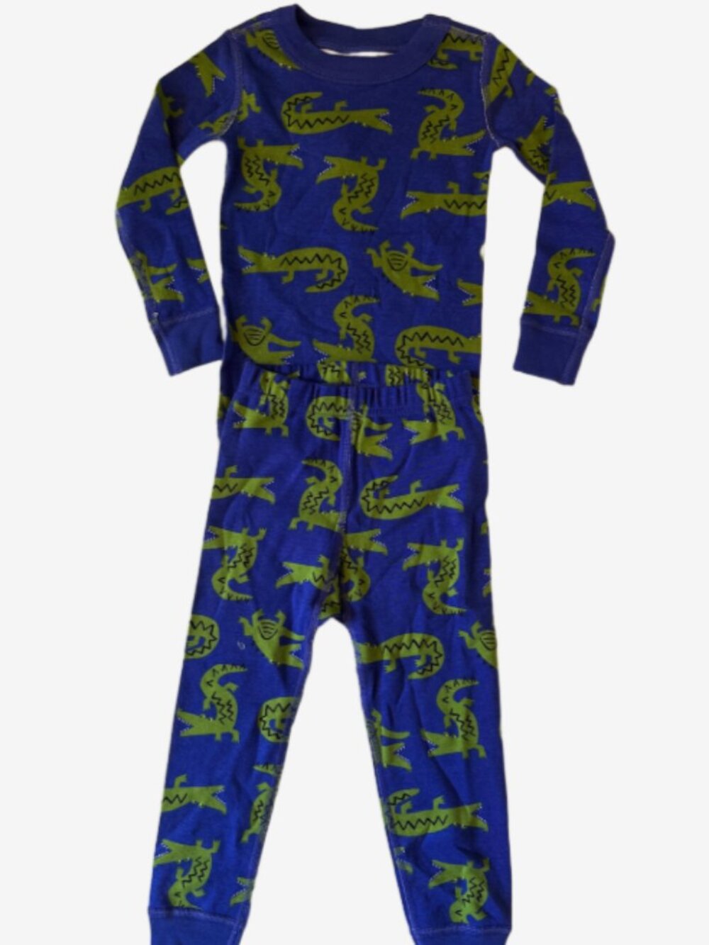 NWT Hanna Andersson Alligator Pajamas - Size 3T